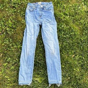 J.Crew lookout high rise skinny crop jeans